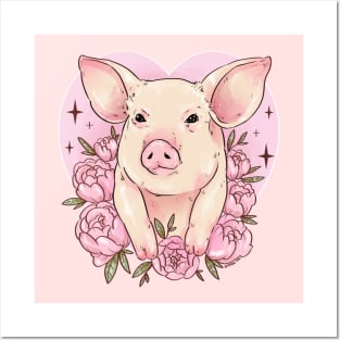 Piggy Love Posters and Art